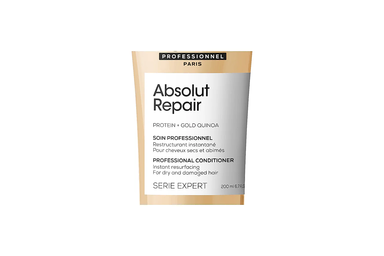 Loreal Professionnel Absolut repair gold conditioner. Professionellt balsam som reparerar håret omedelbart