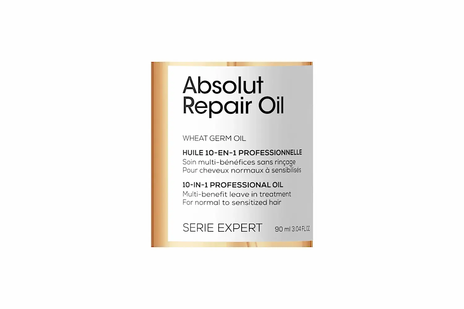 Loreal Professionnel, Absolut repair gold oil. Professionellt utjämnande serum som ger upp till 24h frizzkontroll